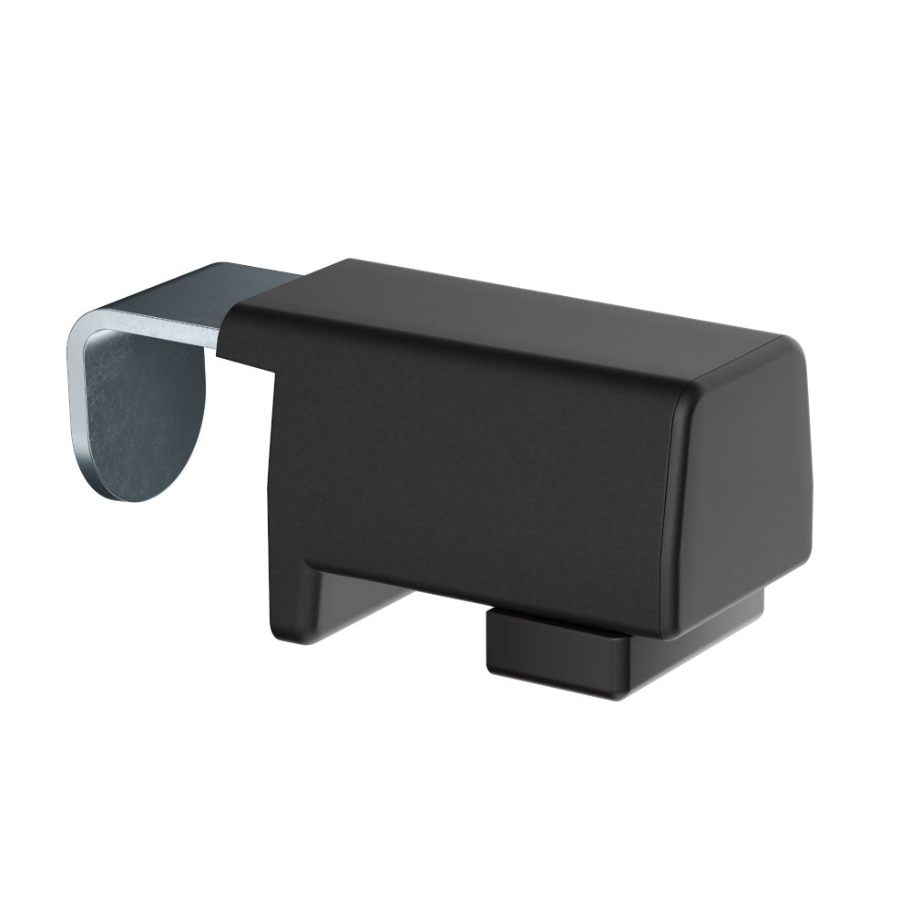 Platzsparende Metall-Klemmhalter Anthrazit