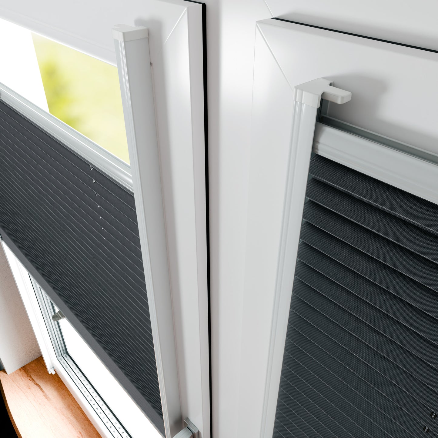 Schienen-Thermo-Plissee