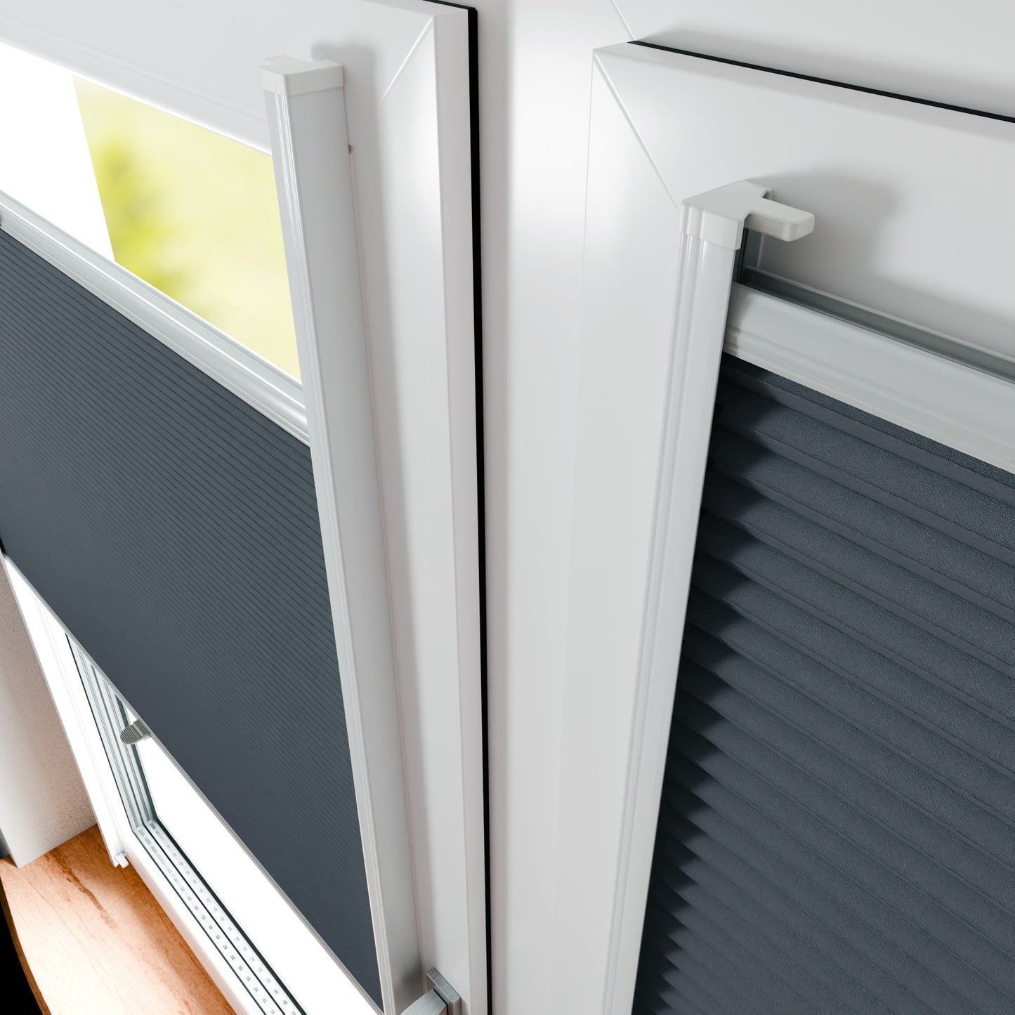 Schienen-Thermo-Waben-Plissee