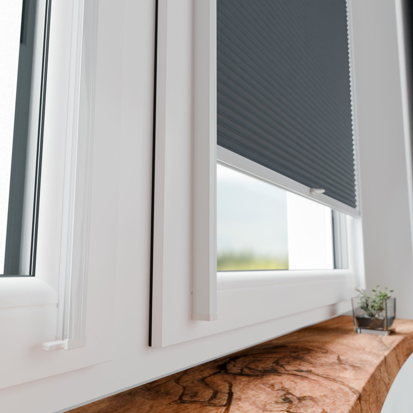 Schienen-Thermo-Waben-Plissee