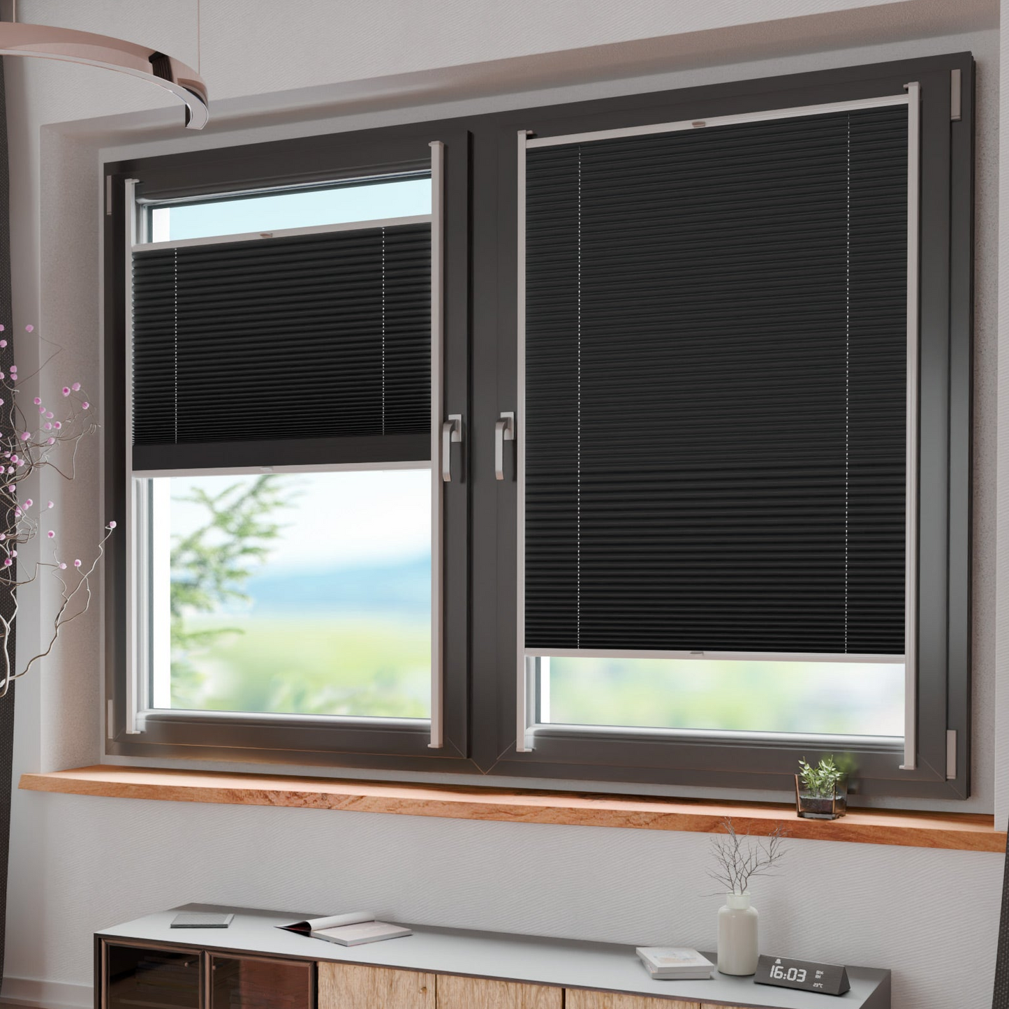 Schienen-Thermo-Plissee